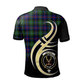 Clan Calder Modern Tartan Polo Shirt - Believe In Me Style FF78 Calder Modern Tartan Tartan Polo